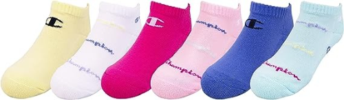 Champion de niña 00012 calcetas talla 5-7 paquete de 6