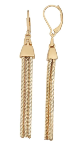 NAPIER 04 ARETES DORADOS DE TIRAS