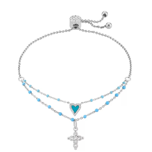BRILLIANCE CAJA NO. 7 PULSERA PERLAS CELESTE