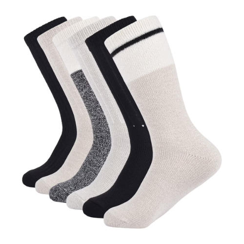 Lucky Brand 0046 Calcetas blancas 6 pares