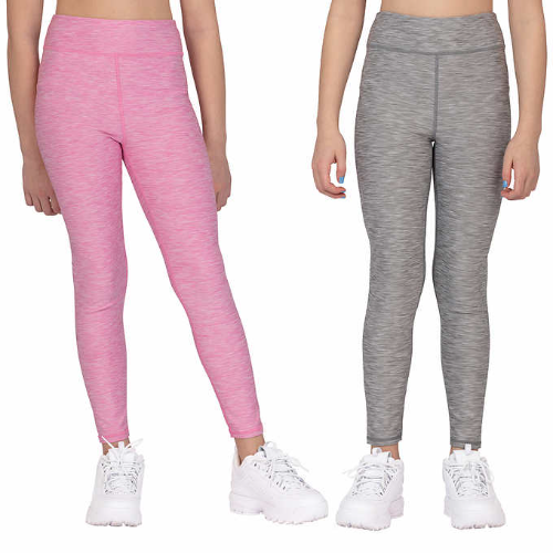 FILA LEGGINS DE NIÑA COLOR ROSADO/GRIS TALLA S(7/8)