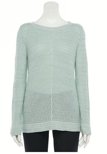 APT.9 SUETER T/L BLUSA COLOR VERDE CLARO DE DAMA TALLA L