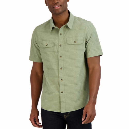 GERRY Camisa Verde T/S para hombre