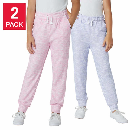 EDDIE BAUER T/M TWO PACK  YOUTH JOGGERS ROSADO