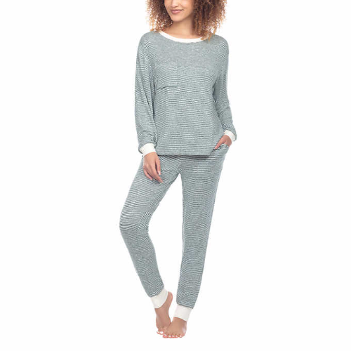 Honeydew Pijama de rayas Color Verde 2pzs XXL