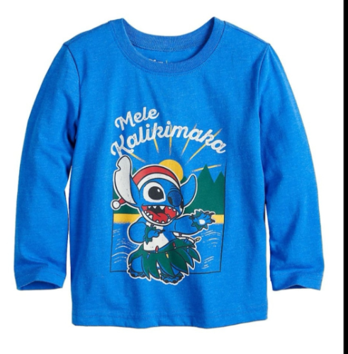 DISNEY JUMPING BEANS MELE PLAYERA DE MANGA LARGA PARA NIÑO COLOR AZUL TALLA 5