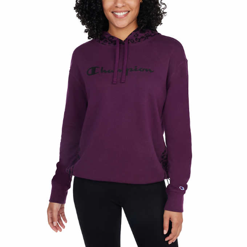 Champion Sudadero T/L para dama Purpura L