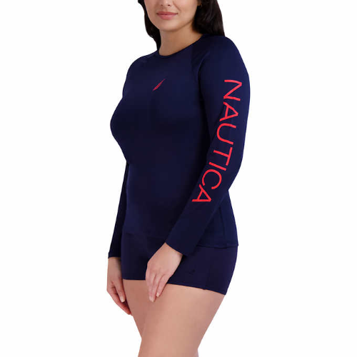Nautica CAJA NO. 26 Blusa Agua Mujer Azul talla S
