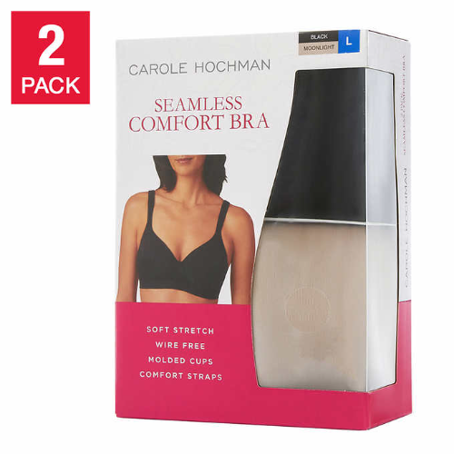 CAROLE HOCHMAN BRASIER NEGRO/BEIGE XS