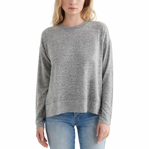 Lucky Brand Blusa Gris moteado L