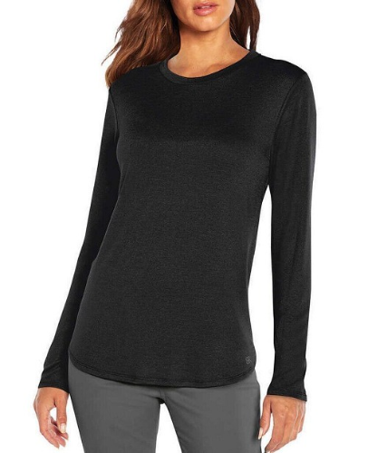 BANANA REPUBLIC T/XL BLUSA MANGA LARGA COLOR NEGRO TALLA XL