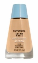 COVERGIRL  553 SAND BEIGE BASE DE MAQUILLAJE LIQUIDA PARA DAMA
