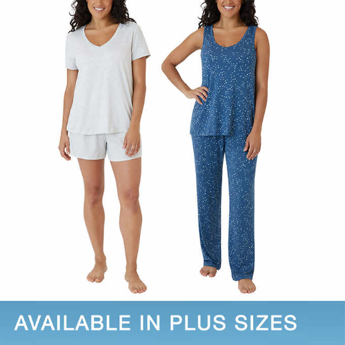 Eddie Bauer 00002 Pijama 4pzs Gris-Blue XS