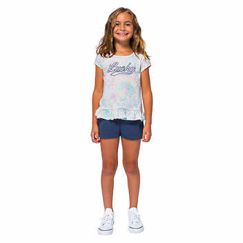 LUCKY BRAND CAJA NO. 9 TRAJE DE NIÑA 2 PIEZAS TALLA 5