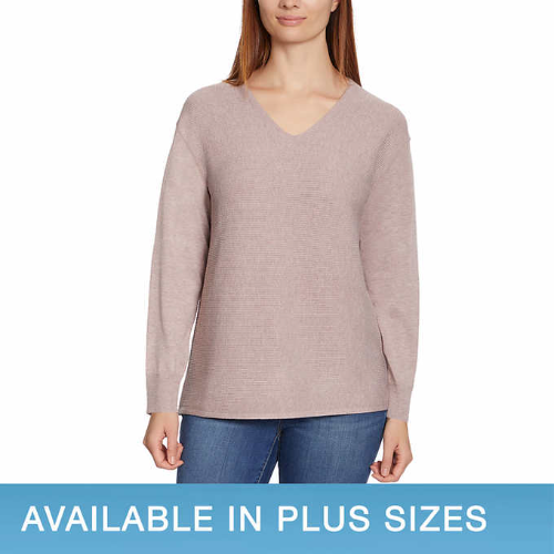 ELLA MOSS BLUSA/SUETER COLOR PALO ROSA TALLA XS