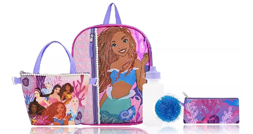 LA SIRENITA MOCHILA DE 5 PIEZAS PARA NIÑA