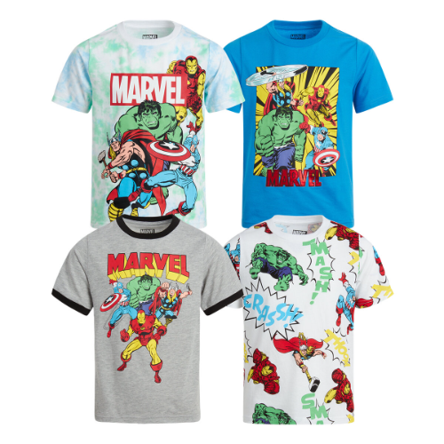 MARVEL 00002 Camisa 4pzs talla 5