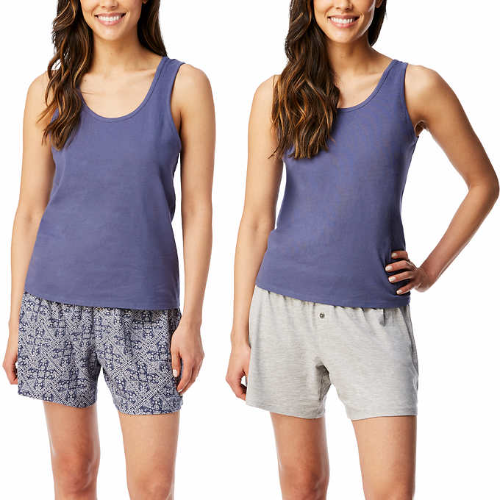 Lucky Brand Pijama T/XS Azul 3pzs de pantaloneta para dama