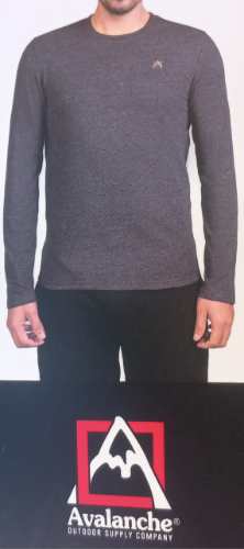 AVALANCHE CAMISA T/XL MANGA LARGA PARA HOMBRE COLOR GRIS TALLA XL