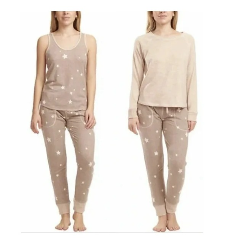 Live Love Lounge 00001 Pijama Estrellas Beige  2X