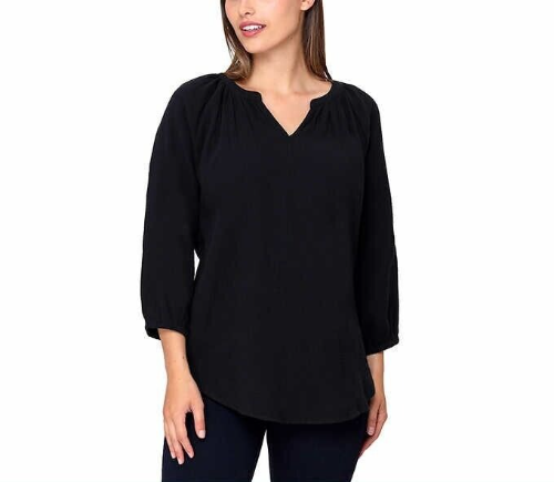 Nicole Miller Blusa XS Negra