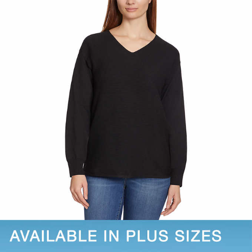 ELLA MOSS BLUSA/SUETER COLOR NEGRO TALLA XS
