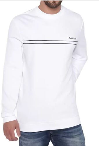 CALVIN KLEIN SUDADERA PARA HOMBRE COLOR BLANCO TALLA S