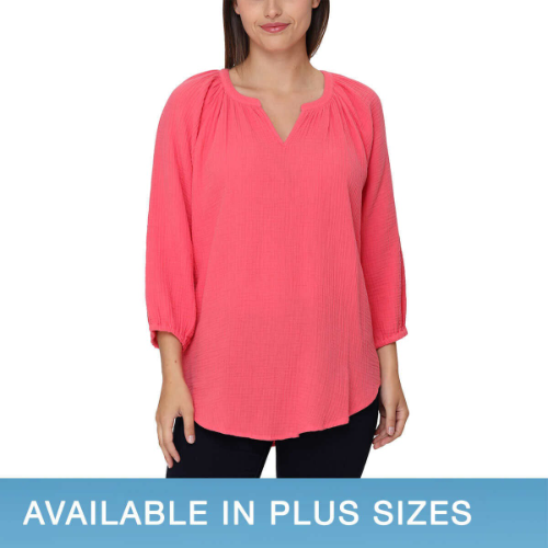 Nicole Miller Blusa Coral L