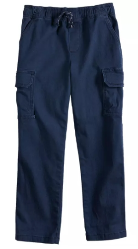 JUMPING BEANS CAJA NO. 9 PANTALON CARGO PARA NIÑO COLOR AZUL TALLA 2