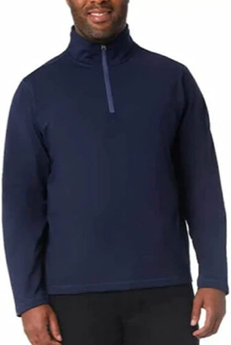 32 Grados M Sueter azul 1/4 zipper