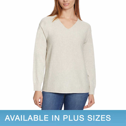 ELLA MOSS BLUSA/SUETER COLOR GRIS TALLA XXL