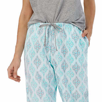 Carole Hochman PIJAMA T/XS DE 4pzs PARA DAMA Gris-Celeste XS