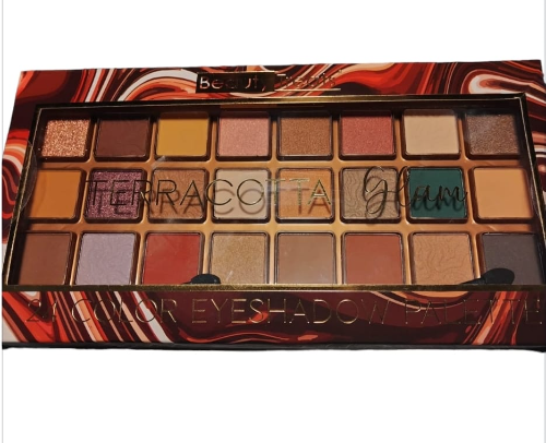 BEAUTY TREATS TERRACOTTA GLAM 24 COLOR EYESHADOW PALLETTE