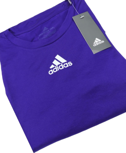 ADIDAS XL CAJA NO. 21 PLAYERA DEPORTIVA DE MANGA LARGA DE DAMA MORADO
