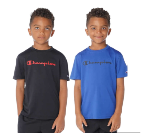 CHAMPION CAJA NO. 9 TWO PACK PLAYERA NEGRA/AZUL 5/6