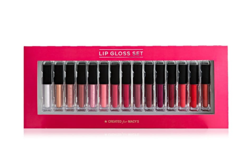 CREATED FOR MACYS CAJA NO. 7 LIP GLOSS SET 15 PCZ