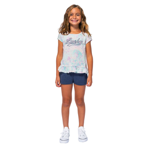 LUCKY BRAND CAJA NO. 9 TRAJE DE NIÑA 2 PIEZAS TALLA 6