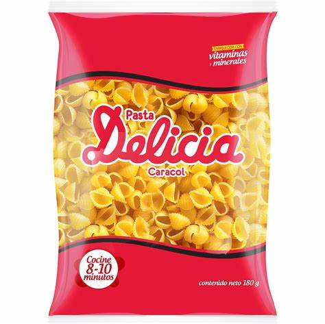 PASTA DELICIA CARACOLITO (CONCHA )180G