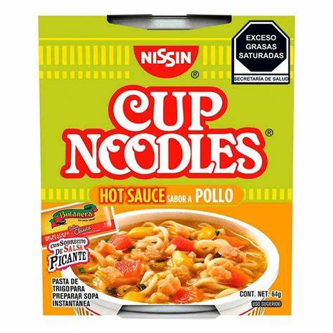 NISSIN CUP NOODLES SABOR A POLLO