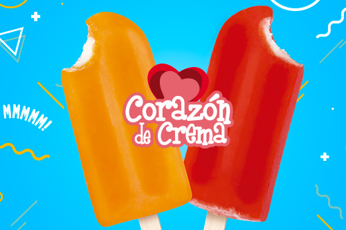 PALETA CORAZON NARANJA PALIDELI
