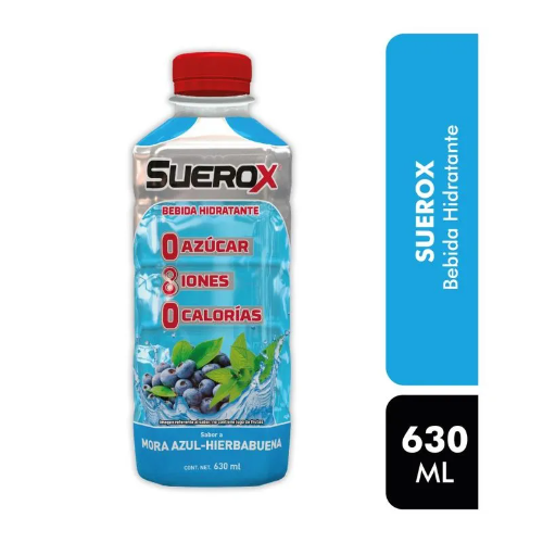 SUEROX MORA AZUL HIERBA BUENA 630ML