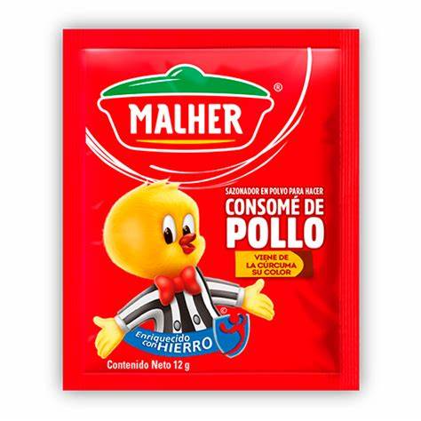 CONSOME DE POLLO MALHER 12G