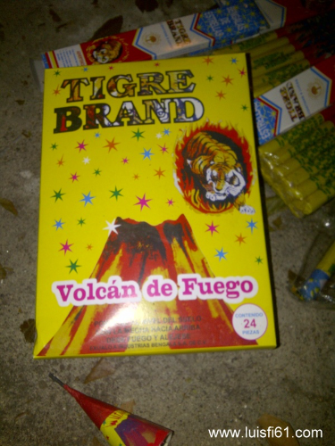 VOLCAN DE FUEGO TIGRE BRAND