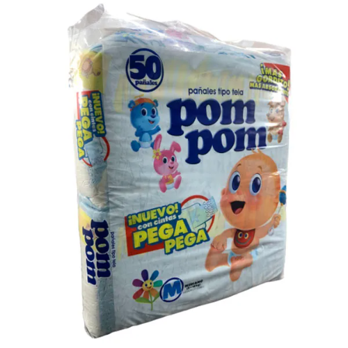 PAÑALES POM POM MEDIANOS