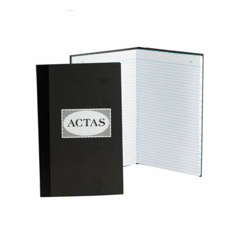 LIBRO DE ACTAS EMPASTADO 100HOJAS
