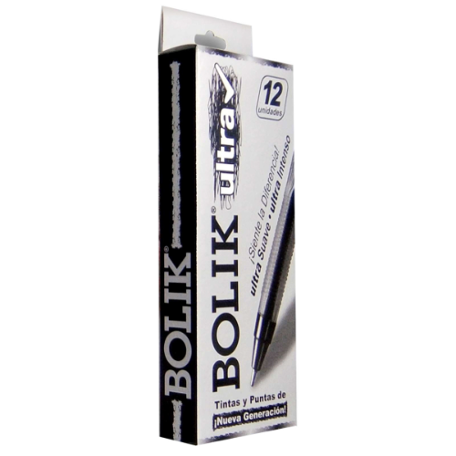 BOLIGRAFO BOLIK MEDIANO NEGRO