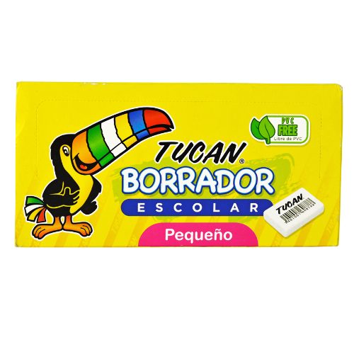 BORRADOR ESCOLAR PEQUEÑO TUCAN
