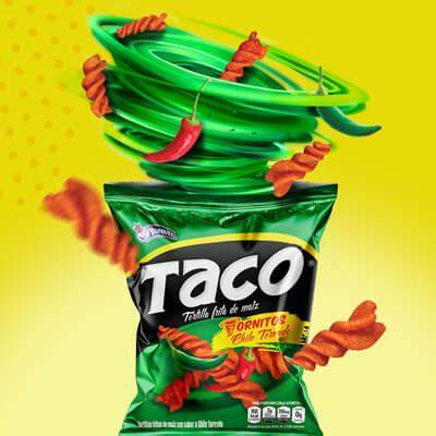 TACO TORNITOS QUESO TOREADO 18G