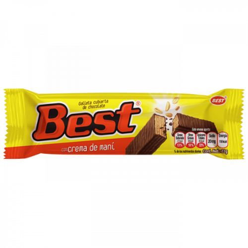 Galleta best crema de mani 20g