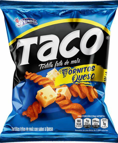TACO TORNITOS QUESO 18G